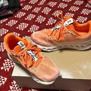 On Running Orange Athletic Shoes